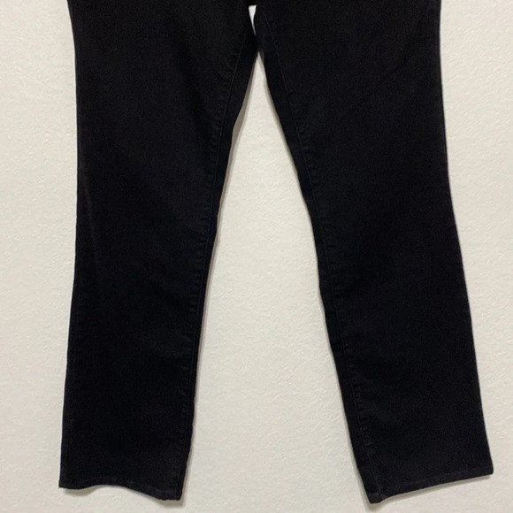 Levi's 505 Black High Rise Straight Leg Jeans Size 32 - Picture 5 of 12